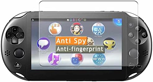 מגן מסך פרטיות של Vaxson 2-Pack, התואם ל- PlayStation Vita PSV Anti Spy Slud Stucker Sceepter [לא מזכוכית